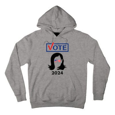 Team Kamala Harris 2024 Distressed Tall Hoodie