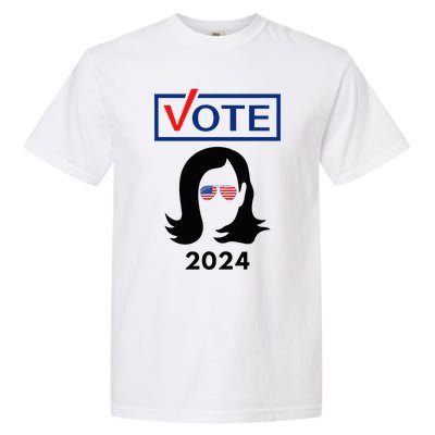 Team Kamala Harris 2024 Distressed Garment-Dyed Heavyweight T-Shirt