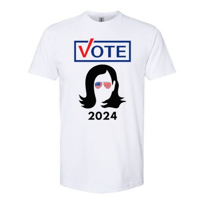 Team Kamala Harris 2024 Distressed Softstyle CVC T-Shirt