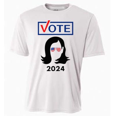 Team Kamala Harris 2024 Distressed Cooling Performance Crew T-Shirt