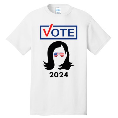 Team Kamala Harris 2024 Distressed Tall T-Shirt