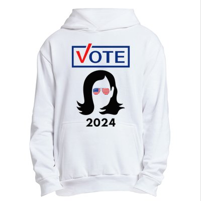 Team Kamala Harris 2024 Distressed Urban Pullover Hoodie