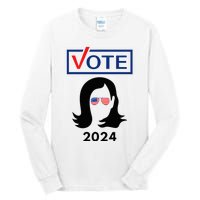 Team Kamala Harris 2024 Distressed Tall Long Sleeve T-Shirt