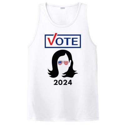 Team Kamala Harris 2024 Distressed PosiCharge Competitor Tank