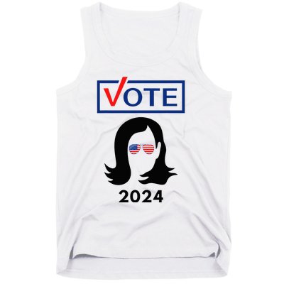 Team Kamala Harris 2024 Distressed Tank Top