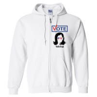 Team Kamala Harris 2024 Distressed Full Zip Hoodie