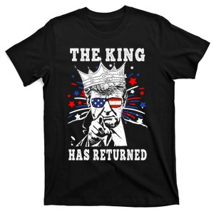 The King Has Return Funny President Trump T-Shirt