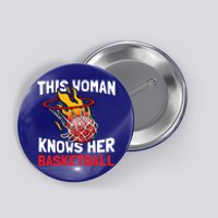 This Knows Her Basketball Gift Streetball Basketball Cool Gift Button