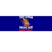 This Knows Her Basketball Gift Streetball Basketball Cool Gift Bumper Sticker