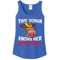 This Knows Her Basketball Gift Streetball Basketball Cool Gift Ladies Essential Tank