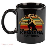 The Kenosha Hattrick 11oz C Handle Ceramic Mug