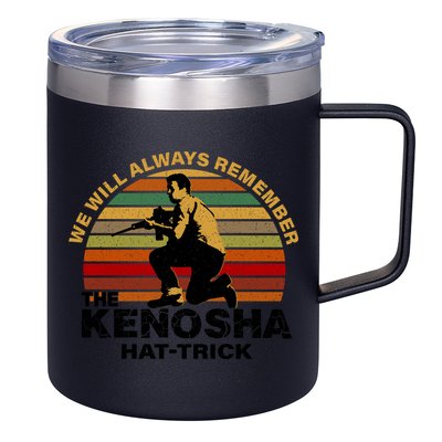 The Kenosha Hattrick 12oz Stainless Steel Coffee Mug