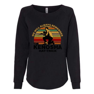 The Kenosha Hattrick Womens California Wash Sweatshirt