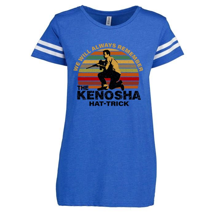 The Kenosha Hattrick Enza Ladies Jersey Football T-Shirt