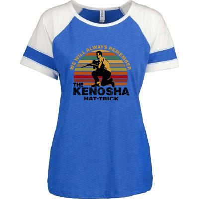 The Kenosha Hattrick Enza Ladies Jersey Colorblock Tee