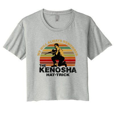 The Kenosha Hattrick Women's Crop Top Tee