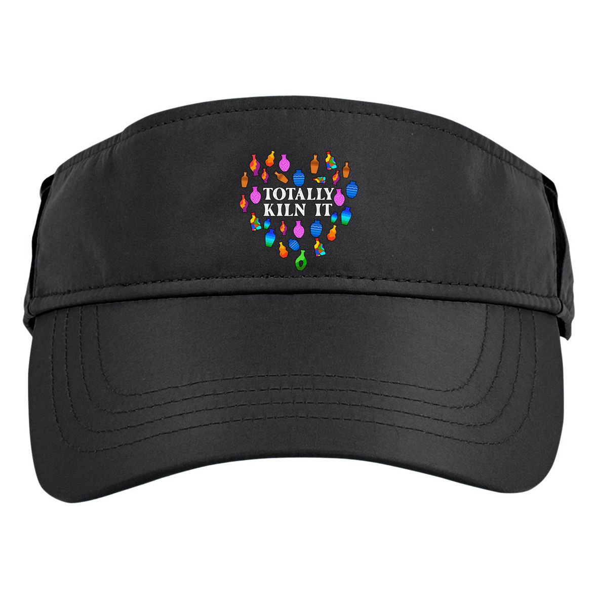 Totally Kiln It Ceramic Pottery Artist Art Lover Expert Adult Drive Performance Visor