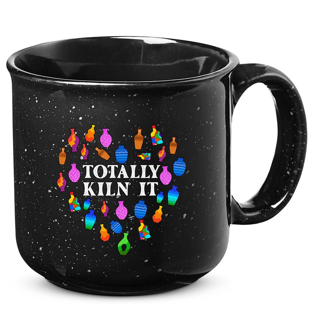 Totally Kiln It Ceramic Pottery Artist Art Lover Expert 15oz Campfire Ceramic Mug