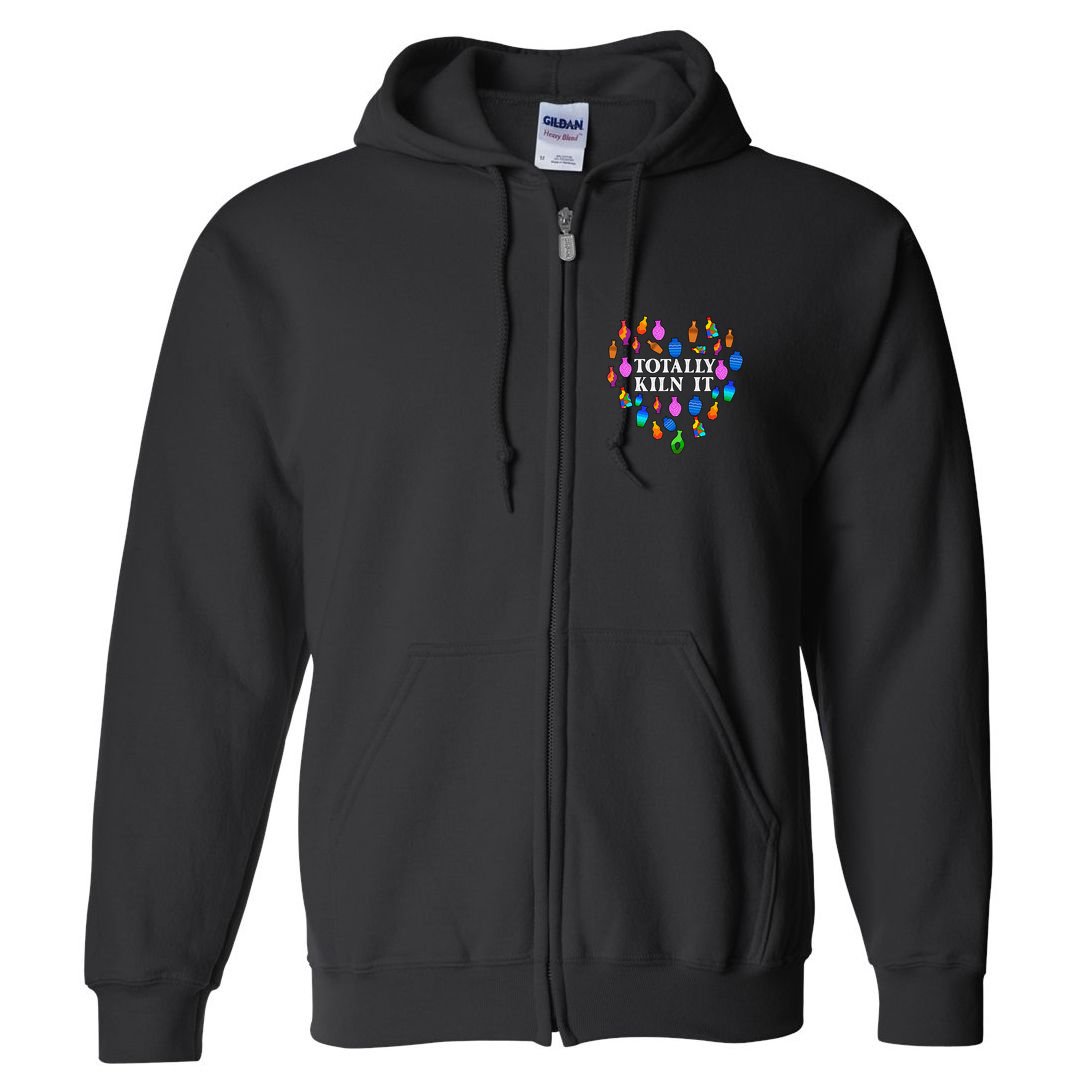 Totally Kiln It Ceramic Pottery Artist Art Lover Expert Full Zip Hoodie
