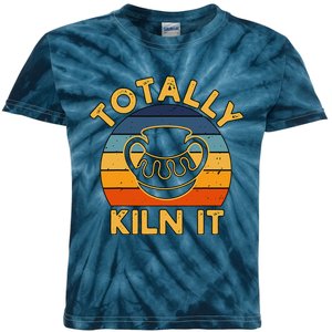 Totally Kiln It Ceramic Pottery Artist Art Lover Expert Kids Tie-Dye T-Shirt