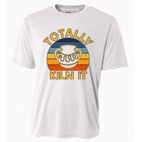 Totally Kiln It Ceramic Pottery Artist Art Lover Expert Cooling Performance Crew T-Shirt