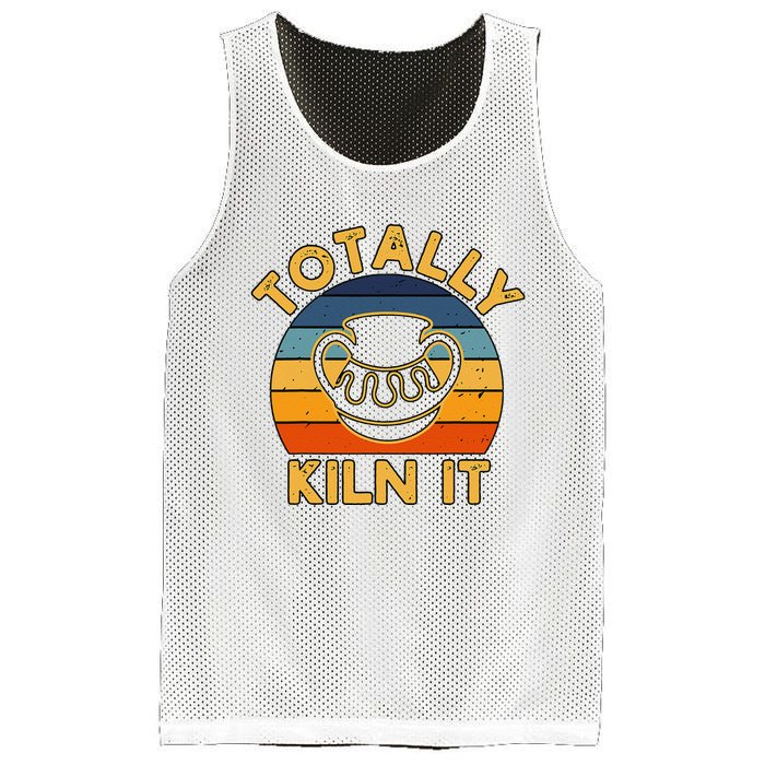 Totally Kiln It Ceramic Pottery Artist Art Lover Expert Mesh Reversible Basketball Jersey Tank