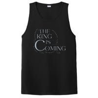 The King Is Coming Revelation 14 Christian Rapture Floral PosiCharge Competitor Tank