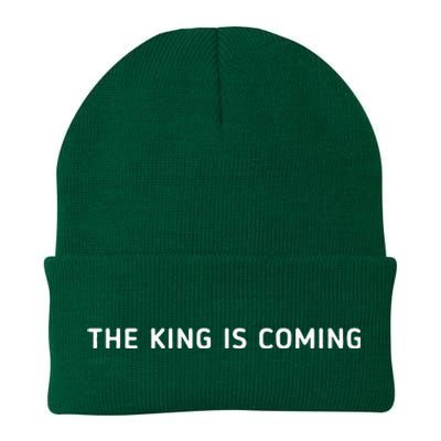 The King Is Coming Revelation 14 Christian Rapture Bible Knit Cap Winter Beanie