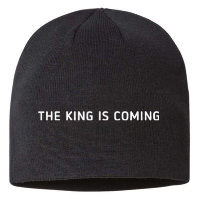 The King Is Coming Revelation 14 Christian Rapture Bible Sustainable Beanie