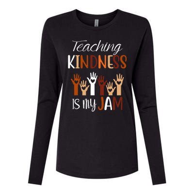 Teaching Kindness Is My Jam Womens Cotton Relaxed Long Sleeve T-Shirt