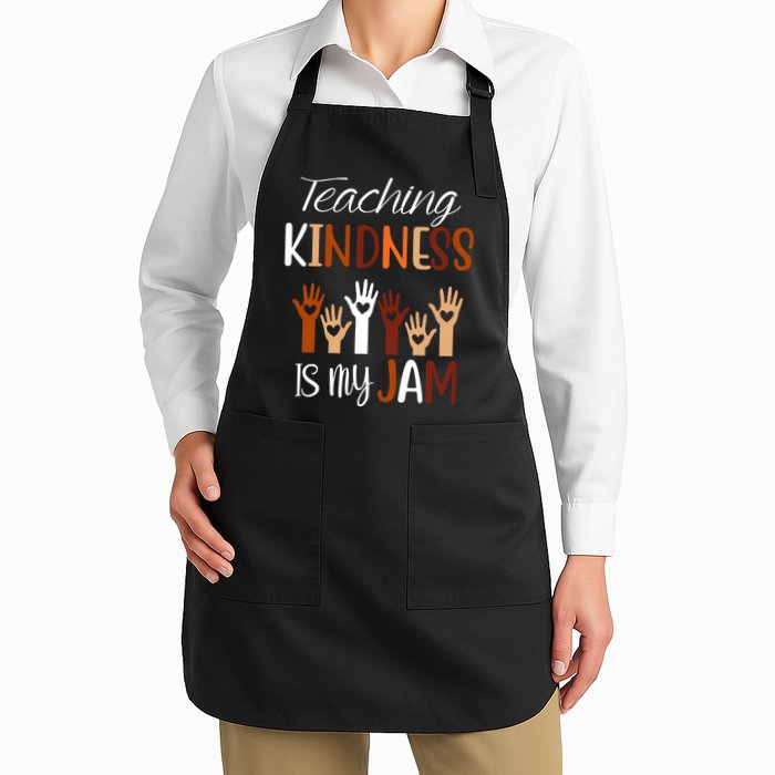 Teaching Kindness Is My Jam Full-Length Apron With Pockets