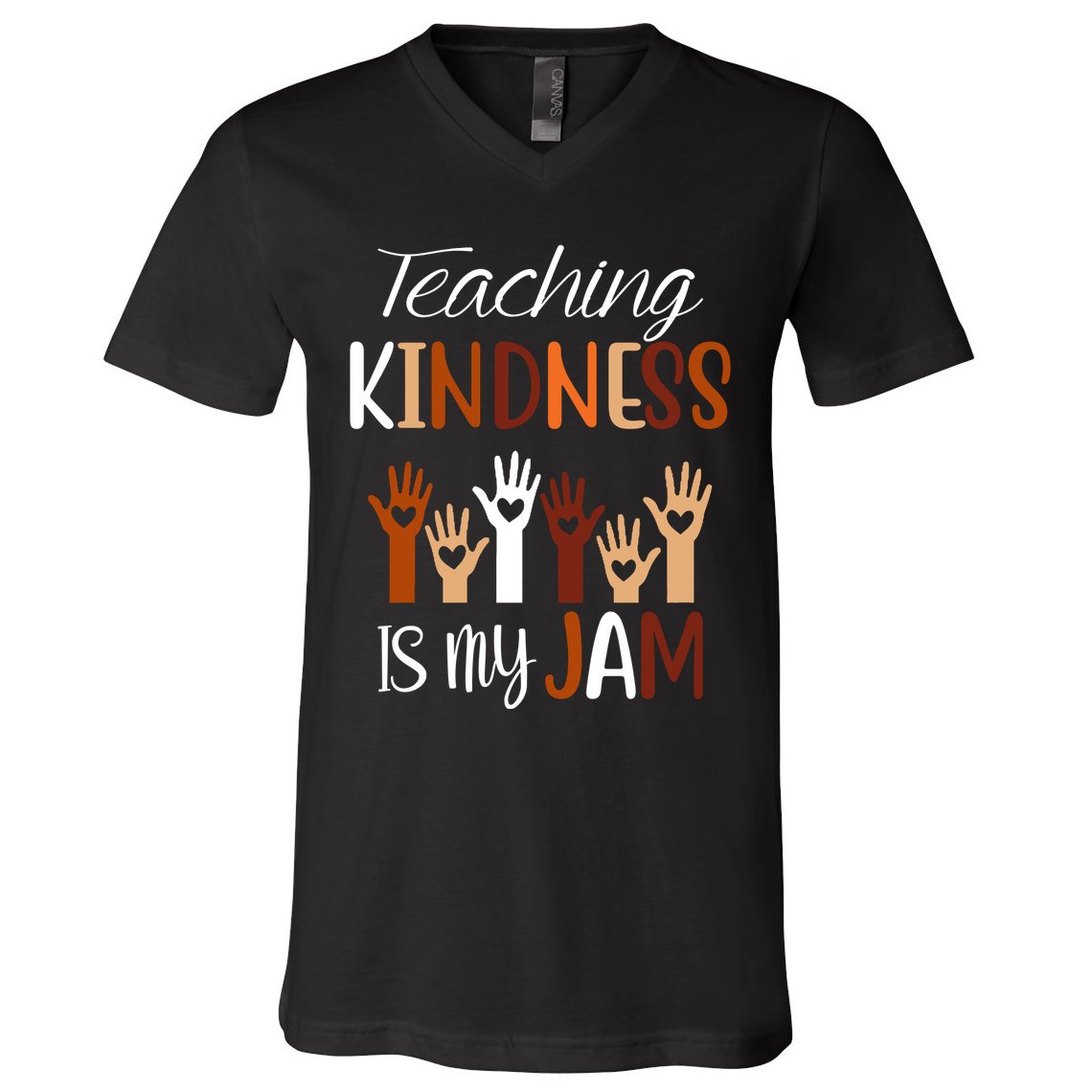 Teaching Kindness Is My Jam V-Neck T-Shirt