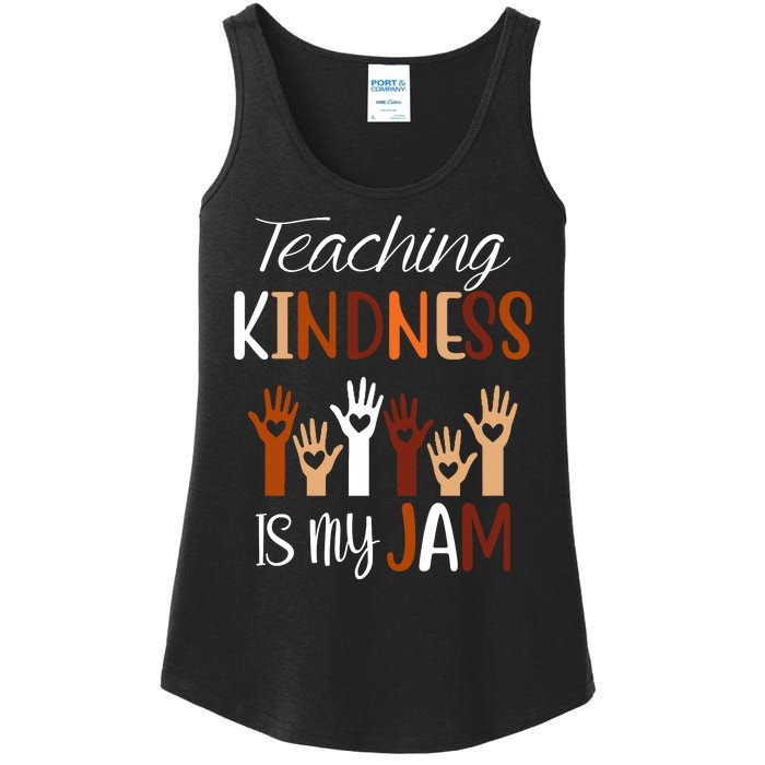 Teaching Kindness Is My Jam Ladies Essential Tank