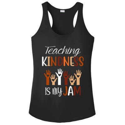 Teaching Kindness Is My Jam Ladies PosiCharge Competitor Racerback Tank