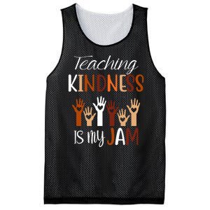 Teaching Kindness Is My Jam Mesh Reversible Basketball Jersey Tank