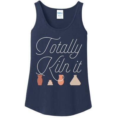 Totally Kiln It Pottery Lover Ceramic Artist Ladies Essential Tank