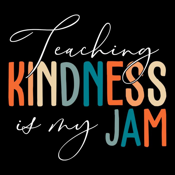 Teaching Kindness Is My Jam Flexfit Unipanel Trucker Cap