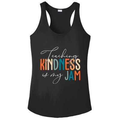 Teaching Kindness Is My Jam Ladies PosiCharge Competitor Racerback Tank