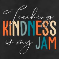 Teaching Kindness Is My Jam Microfiber Hand Towel