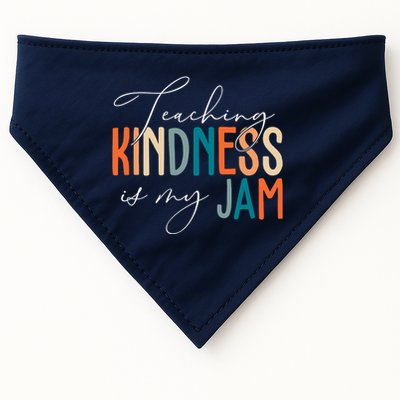 Teaching Kindness Is My Jam USA-Made Doggie Bandana