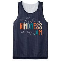 Teaching Kindness Is My Jam Mesh Reversible Basketball Jersey Tank