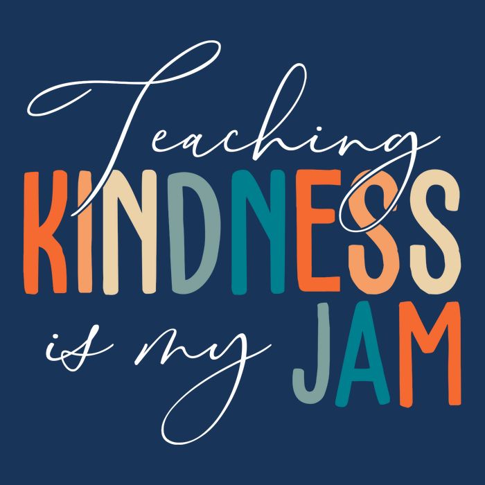 Teaching Kindness Is My Jam Valucap Bio-Washed Visor