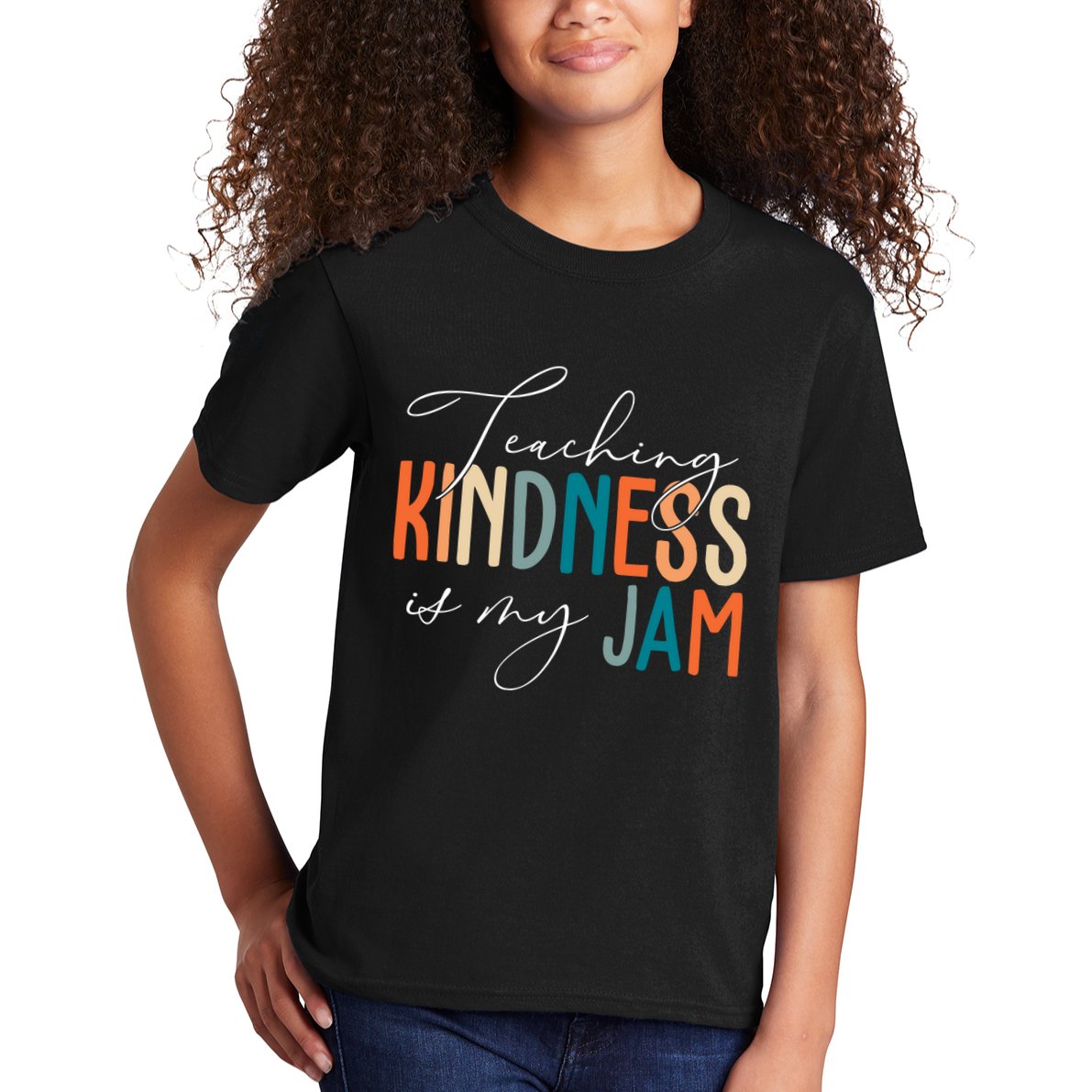 Teaching Kindness Is My Jam Kids T-Shirt