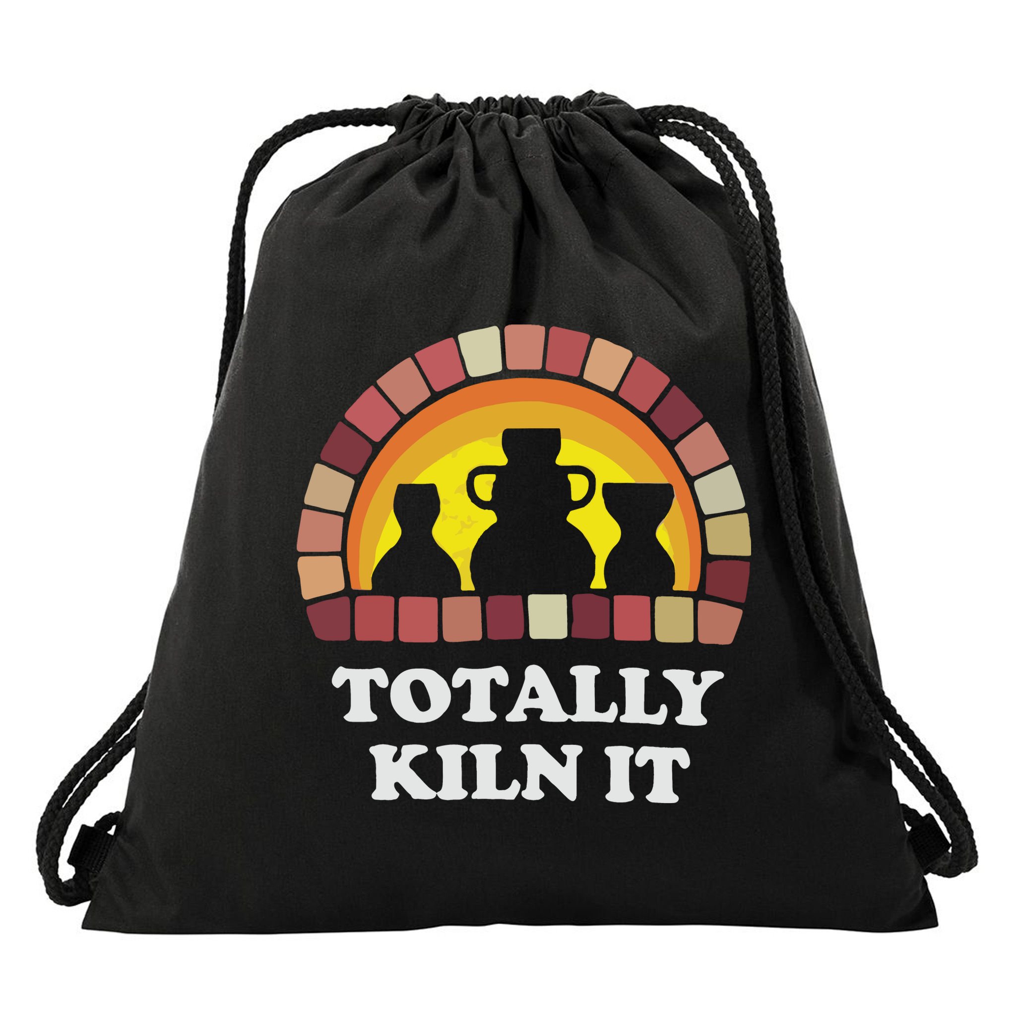 Totally Kiln It La Poterie Drawstring Bag