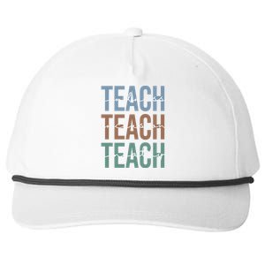 Teach Kindness Inclusion Empathy Snapback Five-Panel Rope Hat