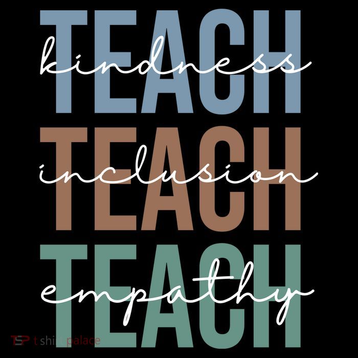 Teach Kindness Inclusion Empathy Tall Sweatshirt
