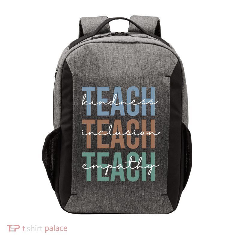 Teach Kindness Inclusion Empathy Vector Backpack