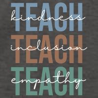 Teach Kindness Inclusion Empathy Vector Backpack