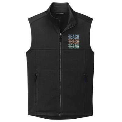 Teach Kindness Inclusion Empathy Collective Smooth Fleece Vest