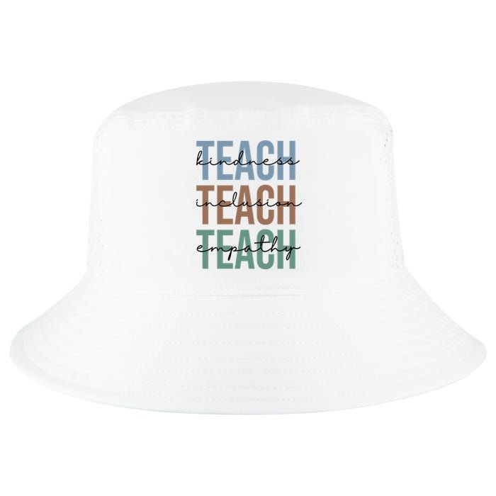 Teach Kindness Inclusion Empathy Cool Comfort Performance Bucket Hat